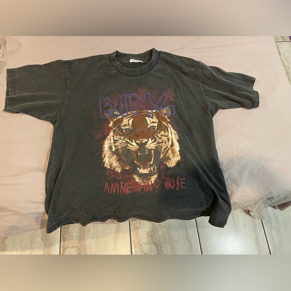 Anine Bing Organic Cotton Tiger Tee